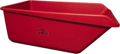 Remco - 149 Gal Red Rectangular Polyethylene Tub - 21-3/4" High x 32" Diam - Apex Tool & Supply