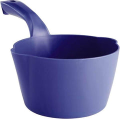 Remco - 32 oz Purple Polypropylene Round Bottom Scoop - 6.8" Wide x 5.3" Deep Bowl, 5-1/2" Handle Length, 11.6" OAL - Apex Tool & Supply