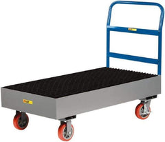 Little Giant - 66 Gal Sump Capacity, Steel Platform - 52" Long x 26" Wide x 19-1/2" High, 3,000 Lb Capacity - Apex Tool & Supply