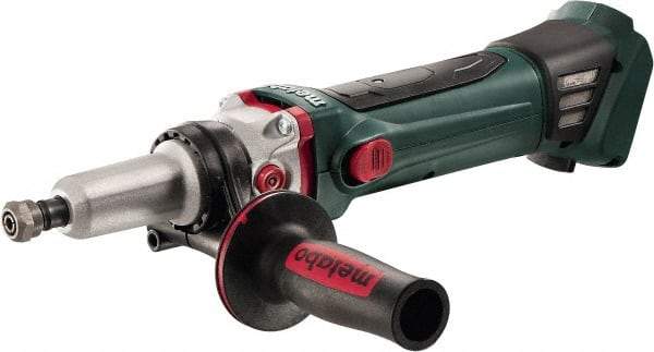 Metabo - 1/4" Collet, 6,000 RPM, Straight Handle Electric Die Grinder - 18 Volts - Apex Tool & Supply