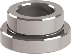 Jergens - Ball Lock System Compatible, Reverse Mount Modular Fixturing Receiver Bushing - 20mm ID x 1.095" OD, 1.095" Overall Height - Apex Tool & Supply