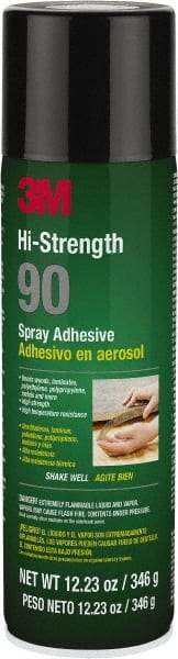 3M - 12.23 oz Aerosol Clear Spray Adhesive - High Tack, 250°F Heat Resistance - Apex Tool & Supply