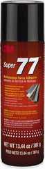 3M - 13.44 oz Aerosol Clear Spray Adhesive - High Tack, 150°F Heat Resistance - Apex Tool & Supply