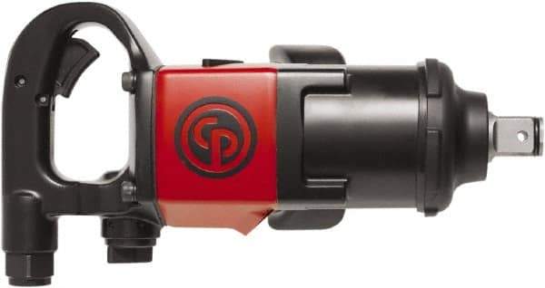 Chicago Pneumatic - 1" Drive, 6,200 RPM, 1,770 Ft/Lb Torque Impact Wrench - D-Handle, 40.4 CFM, 90 psi, 3/8" NPT Inlet - Apex Tool & Supply