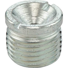 Umeta - Straight Head Angle, M6x1 Metric Steel Standard Grease Fitting - 7mm Hex, 41mm Overall Height, 6mm Shank Length, Zinc Plated Finish - Apex Tool & Supply