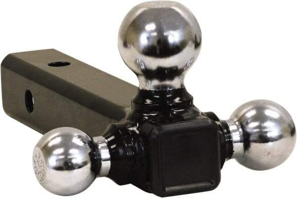 Buyers Products - 6,000, 7,500 & 10,000 Lb Capacity, 9-1/4" Long, 2" Shank, Triball Hitch Drawbar - Vehicle Class 3 & 4, 5/8" Ball Hole Diam, 1-7/8, 2 & 2-5/16" Ball Diam - Apex Tool & Supply