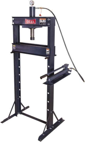 Dake - 20 Ton Manual Shop Press - 8" Stroke - Apex Tool & Supply