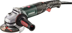 Metabo - 5" Wheel Diam, 11,000 RPM, Corded Angle & Disc Grinder - 5/8-11 Spindle, 120 Volts, 13.2 Amps - Apex Tool & Supply