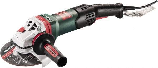 Metabo - 6" Wheel Diam, 9,600 RPM, Corded Angle & Disc Grinder - 5/8-11 Spindle, 120 Volts, 14.5 Amps - Apex Tool & Supply