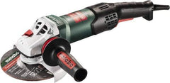 Metabo - 6" Wheel Diam, 9,600 RPM, Corded Angle & Disc Grinder - 5/8-11 Spindle, 120 Volts, 14.6 Amps - Apex Tool & Supply