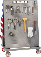 Little Giant - 24" Wide x 56" High x 36" Deep, Mobile A-Frame Lean Tool Cart - 1,200 Lb Capacity - Apex Tool & Supply