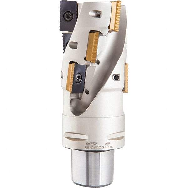 Iscar - Multimaster 32mm Camfix 32 Taper Shank Milling Tip Insert Holder & Shank - 35mm Projection, T05 Neck Thread, 7.6mm Nose Diam - Apex Tool & Supply