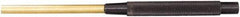 Starrett - 5/16" Pin Punch - 8" OAL, Brass - Apex Tool & Supply