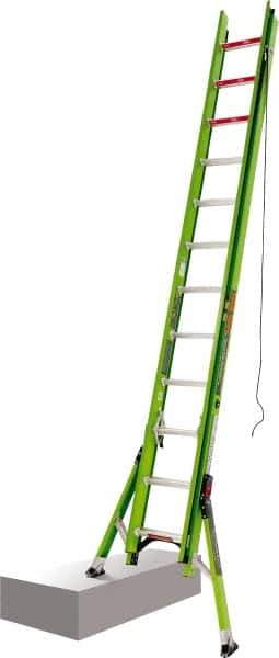 Little Giant Ladder - 24' High, Type IAA Rating, Fiberglass Extension Ladder - 375 Lb Capacity, 22' Working Length - Apex Tool & Supply