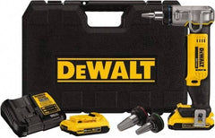 DeWALT - 3/8 to 1" Pipe Capacity, PEX Expander Tool - 9 Pieces, Cuts Pex, Includes DCE400 PEX Expander, (2) DCB203 Batteries, Charger, (3) Expander Heads (1/2", 3/4", 1"), PEX Expander Grease & Kit Box - Apex Tool & Supply