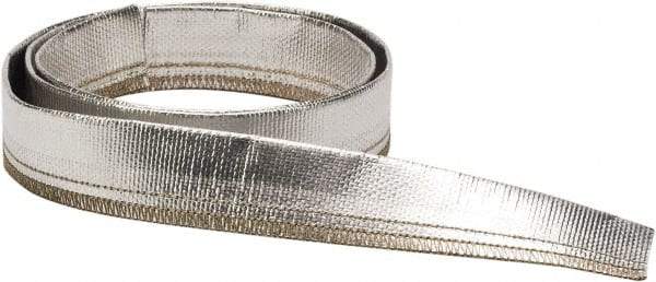Atlantex - 4" ID Silver Radiant Heat Shield for Hoses - 25' Long, -40 to 425°F - Apex Tool & Supply
