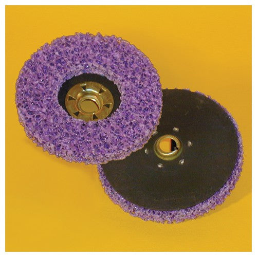 ‎4 1/2 in × 5/8-11 TN Quick-Change Clean & Strip XT Disc SXCS Purple Alt Mfg # 33194 - Apex Tool & Supply