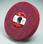 8 x 2 x 3" - 4ACRS Grade - Scotch-Brite™ Metal Finishing Wheel - Apex Tool & Supply