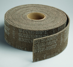 4'' x 30 ft. - Grade A Medium Grit - Scotch-Brite Cut & Polish Non Woven Abrasive Roll - Apex Tool & Supply