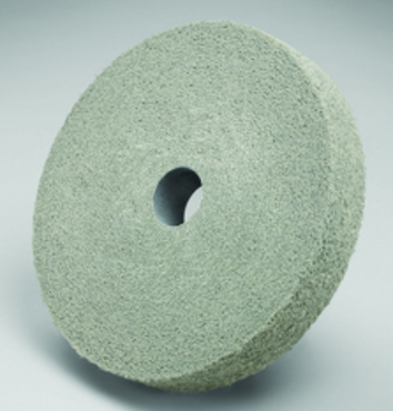 6" - MED Grit - Silicon Carbide - EX2 Deburring Wheel - Apex Tool & Supply