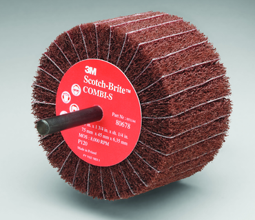 3" - P120 Grit - Aluminum Oxide - Combi-S Wheel - Apex Tool & Supply