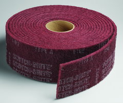 6'' x 30 ft. - Grade A Medium Grit - Scotch-Brite Clean & Finish Non Woven Abrasive Roll - Apex Tool & Supply