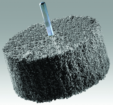 6" - MED Grit - Silicon Carbide - Multi-Finishing Wheel - Apex Tool & Supply