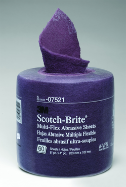 8" x 20' - A VFN Grade - Scotch-Brite™ Multi-Flex Abrasive Sheet Roll - Apex Tool & Supply