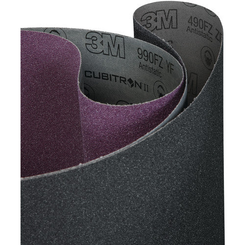 3M SiC Cloth Belt 490FZ P120 YF-weight 51″ × 142″ Sine-lok Single-flex Bulk - Exact Industrial Supply