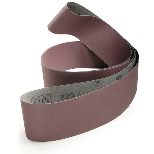 ‎3M Cloth Belt 302D P220 J-weight 2-1/2″ × 60″ Film-lok Full-flex - Exact Industrial Supply