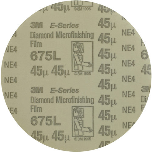 3M Diamond Microfinishing Film PSA Disc 675L 20 Mic 6″ × 1/2″ - Exact Industrial Supply