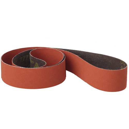 3M Cloth Belt 777F P120 YF-weight 2″ × 42″ Film-lok Single-flex - Exact Industrial Supply