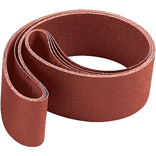 ‎3M Cloth Belt 202DZ P120 J-weight 2-1/2″ × 103″ Lap Skived Single-flex - Exact Industrial Supply