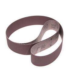 3M Cloth Belt 341D P400 X-weight 2″ × 90″ Film-lok Single-flex - Exact Industrial Supply