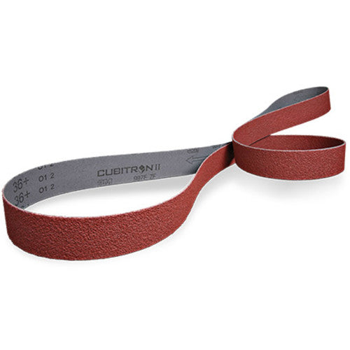 3M Cubitron II Cloth Belt 997F 36+ ZF-weight 4″ × 142″ - Exact Industrial Supply