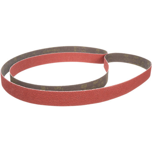 3M Cubitron II Cloth Belt 984F 36+ YF-weight 2″ × 90″ Film-lok Single-flex - Exact Industrial Supply
