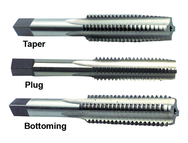 3 Piece M24x3.00 D8 4-Flute HSS Hand Tap Set (Taper, Plug, Bottoming) - Apex Tool & Supply