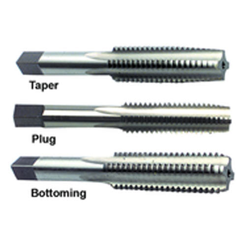 3 Pc. HSS Hand Tap Set (Plug, Taper, Bottoming) - Apex Tool & Supply