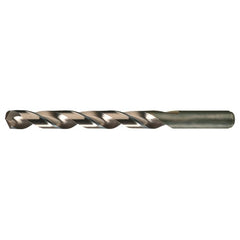 3/8 RHS / RHC HSS-CO 8% (M42) 135 Degree Split Point Heavy Duty Cobalt Drill - Straw / Gold Oxide - Exact Industrial Supply