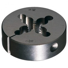 #10–24 13/16 OD 382 Carbon Steel Round Adjustable Die - Apex Tool & Supply