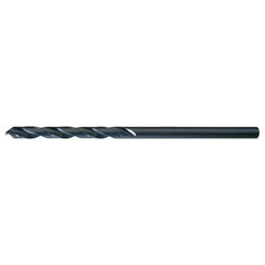 7/16 RHS / RHC HSS 135 Degree Split Point NAS-Type Aircraft Extension Drill - Steam Oxide - Exact Industrial Supply