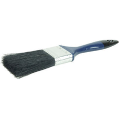 2″ Varnish Brush, Black China Bristle Fill, 3″ Trim Length, Blue Foam Handle - Apex Tool & Supply