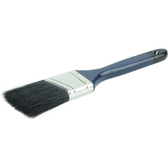 2″ Angled Sash Brush, Black China Bristle, 2-1/4″ Trim Length, Blue Foam Handle - Apex Tool & Supply