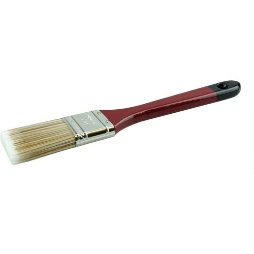 1-1/2″ Flat Sash Brush, Poly/Nylon Fill, 2-1/4″ Trim Length, Red Foam Handle - Apex Tool & Supply