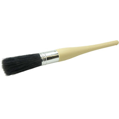 #101-1/16″ Oval Sash Brush, Black China Bristle, 3″ Trim Length, Plain Foam Handle - Apex Tool & Supply