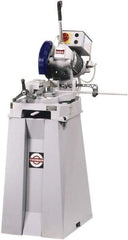 Dake - 1 Cutting Speed, 10" Blade Diam, Cold Saw - 44 RPM Blade Speed, Floor Machine, 1 Phase, Compatible with Ferrous/Non-Ferrous Material - Apex Tool & Supply