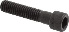 Made in USA - 3/8-16 UNC Hex Socket Drive, Socket Cap Screw - Alloy Steel, Black Oxide Finish, Fully Threaded, 1-3/4" Length Under Head - Apex Tool & Supply