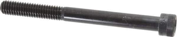 Holo-Krome - 3/8-16 UNC Hex Socket Drive, Socket Cap Screw - Alloy Steel, Black Oxide Finish, Partially Threaded, 4" Length Under Head - Apex Tool & Supply