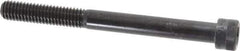 Holo-Krome - 3/8-16 UNC Hex Socket Drive, Socket Cap Screw - Alloy Steel, Black Oxide Finish, Partially Threaded, 4" Length Under Head - Apex Tool & Supply