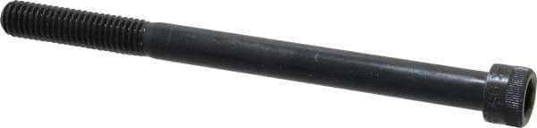 Holo-Krome - 3/8-16 UNC Hex Socket Drive, Socket Cap Screw - Alloy Steel, Black Oxide Finish, Partially Threaded, 5" Length Under Head - Apex Tool & Supply